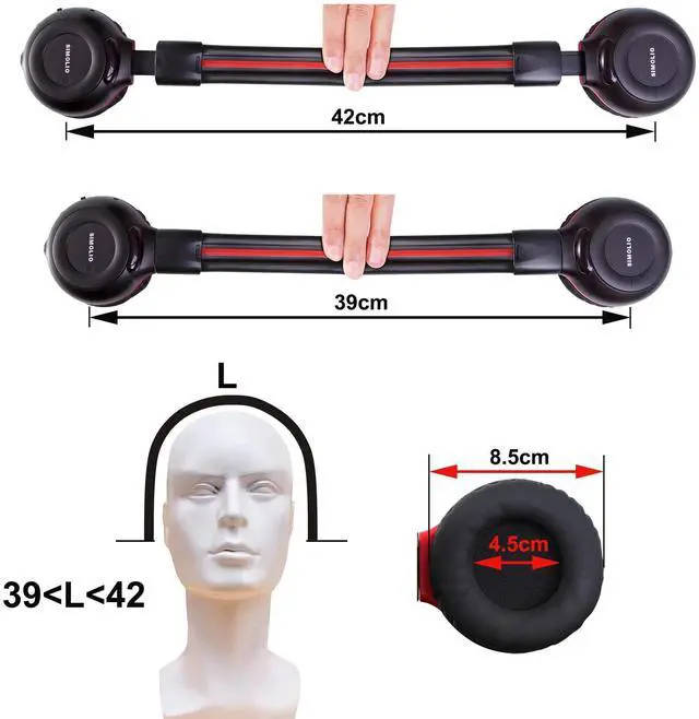 Alt view image 3 of 5 - SIMOLIO Dual Channels IR Transmitter with Optical in & Car Headphone with Hard EVA Case for Car Audio/TV/PC, Durable and Flexible Headphone for Kids with 3.5mm AUX Cable