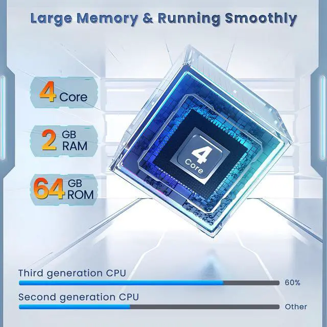 Alt view image 4 of 5 - Roinvou Car Radio for Toyota RAV4 2000 2001 2002 2003, [2G+64G] 9 Inch Android 13 Touch Screen with Wireless Carplay/Android Auto, Bluetooth, GPS, WiFi, SWC, HiFi + AHD Backup Camera