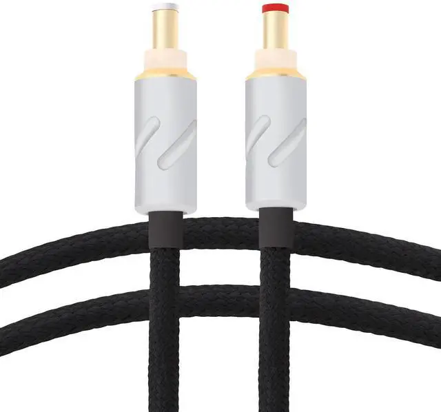 Main image of Monosaudio HiFi Audio DC 2.5mm/2.1mm Cable High Purity OFC 4N 99.998% Pure Silver Audiophile Dedicated Audio DC5.5-2.1 Line 1A-3A for Audio,Speakers,S ubwoofers, Home Theater,Amp1M/3.3Ft