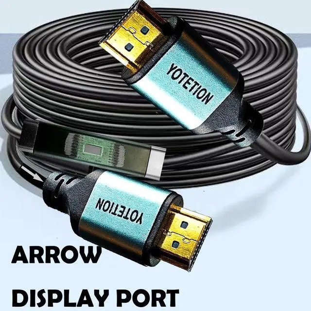 Alt view image 4 of 5 - hdmi Cable 80ft 4k60hz with Built-in Signal Booster. hdmi Cables Extender,HDMI Cable V2.0 with EQ Suppert HDR 4K60HZ