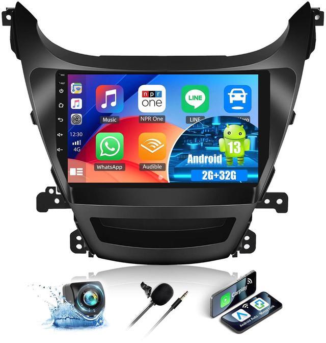 Main image of CAMECHO Android 13 Car Stereo for Hyundai Elantra 2014-2016 Radio,Wireless Carplay Android Auto Mirror Link, 9" Touch Screen Car Radio Bluetooth, HiFi, EQ, GPS, FM/RDS, WiFi + Backup Camera 2G+32G