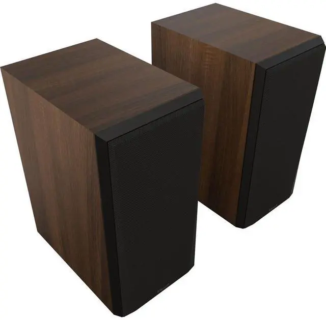 Alt view image 3 of 5 - klipsch Reference Premiere RP-600M II Walnut Bookshelf Speakers