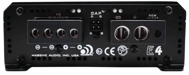 Alt view image 2 of 5 - Massive Audio Nano Edge Monoblock Amplifier 4000 Watt 1 Ohm Stable E4