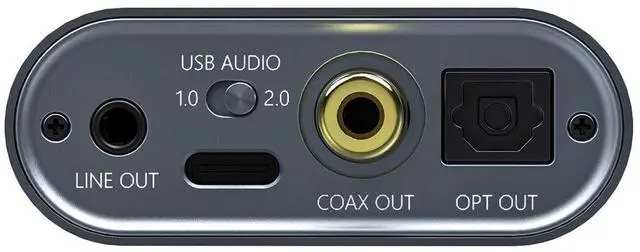 Alt view image 3 of 4 - FiiO NEWK3 Amplifier Headphone Amps Portable High Resolution 384kHz/32bit DSD256 USB Type-C Lossless for PC/Laptop/Smartphones/Speaker Home Audio(Titanium)
