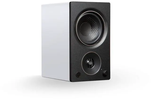 Alt view image 4 of 4 - PSB Speakers Alpha AM3 Compact Powered Speakers with Bluetooth and Phono Preamp - White