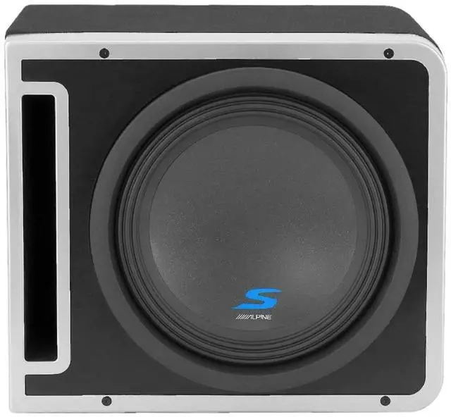 Alt view image 2 of 5 - Alpine S2-SB10V 10" Halo S-Series Preloaded Subwoofer Ported Enclosure with ProLink
