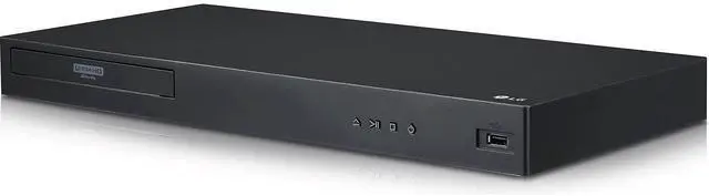 Alt view image 2 of 5 - LG 4K Region Free Smart WiFi UHD 4K Ultra HD Blu-ray & DVD Player Multi Region 3D Dolby Vision HDR & 6Ft Dynastar HDMI Cable Bundle Model UBKM9