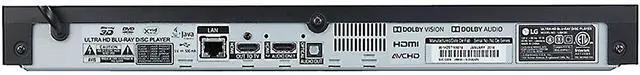 Alt view image 4 of 5 - LG 4K Region Free Smart WiFi UHD 4K Ultra HD Blu-ray & DVD Player Multi Region 3D Dolby Vision HDR & 6Ft Dynastar HDMI Cable Bundle Model UBKM9