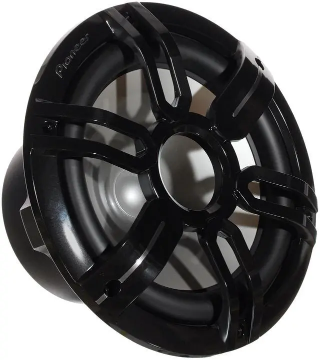 Main image of Pioneer CAR TSME100WS Single 10 inch 900 Watt Max Power, IPX7 Rated, Sports Grille Design - Marine Subwoofer White and Black Sports Grilles Included