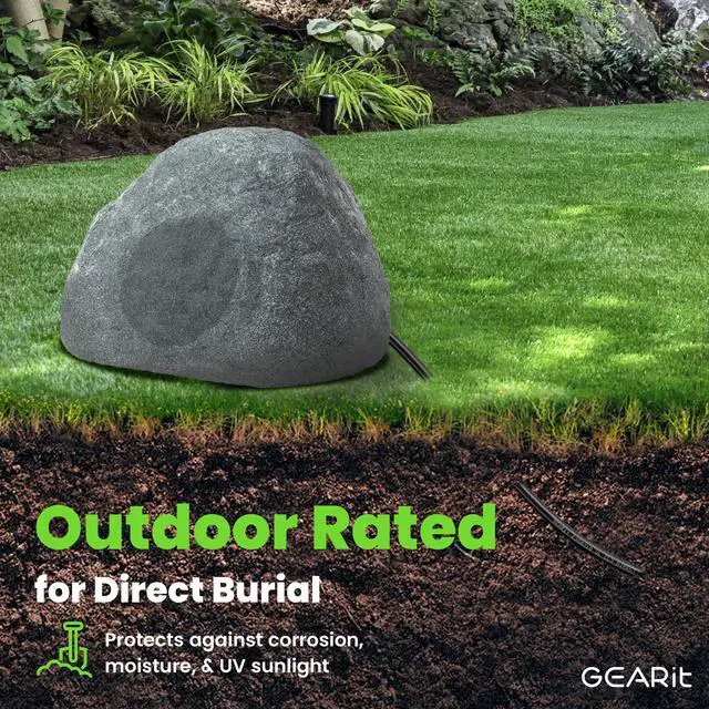 Alt view image 4 of 5 - GearIT 16/2 Speaker Wire (100 Feet) 16AWG Gauge - Outdoor Direct Burial in Ground/in Wall / CL3 CL2 Rated / 2 Conductors - OFC Oxygen-Free Copper, Black 100ft