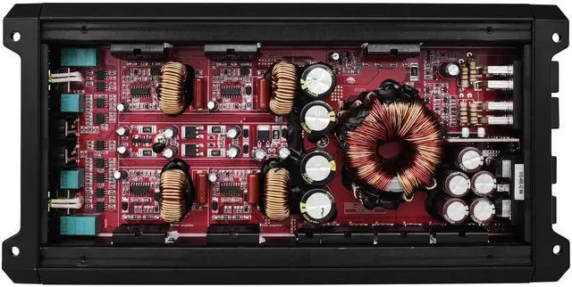 Alt view image 5 of 5 - DS18 SXE-4000.4D/BK Car Amplifier Stereo Full-Range Class D 4-Channel 275x4 RMS @4 OHM 4000 Watts - Powerful and Compact Amp for Speakers in Car Audio System