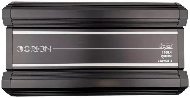 Alt view image 2 of 5 - Orion XTR Series XTR1700.4 High Power Class A/B 4-Channel Amplifier - 1700W RMS, 2/4 Ohm Stable, High/Low Pass Crossover, Bass Boost Control, MOSFET Power Supply, Bass Knob Included, Made in Korea