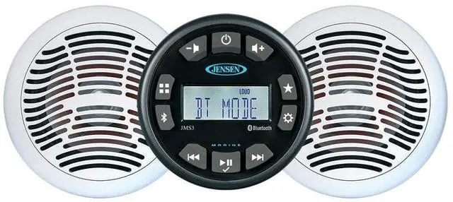 Main image of JENSEN JMS3SPKG Stereo and 6.5" Speaker Package