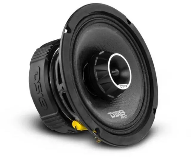 Alt view image 3 of 5 - DS18 PRO-ZT6 6.5-Inch 2 Way Pro Audio Midrange Speakers with Built-in Bullet Tweeter 4-Ohms 450W Max 225W RMS Water Resistant - Black Metal Mesh Grill Included (1 Speaker)