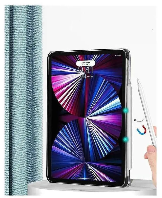 Alt view image 3 of 5 - Sahara - Indy Series Folio Case for iPad Pro 11" (2nd, 3rd, and 4th Gen 2020-2022), iPad Air 11" (M2 2024/M3 2025), Purple, (TB00009)