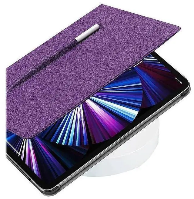 Alt view image 5 of 5 - Sahara - Indy Series Folio Case for iPad Pro 11" (2nd, 3rd, and 4th Gen 2020-2022), iPad Air 11" (M2 2024/M3 2025), Purple, (TB00009)