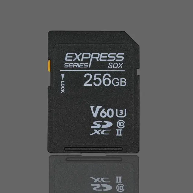 Alt view image 2 of 5 - Novachips 256GB Express SDXC V60 UHS-II Memory Card - Nikon/Panasonic/Canon/Sony/Fujifilm (NP467C256GTX3)