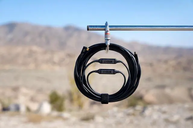 Alt view image 4 of 5 - IQwire CXRBON BLXCK X10 USB-C to USB-C 33' 10m Right Angle Intelligent Photography Tether Cable