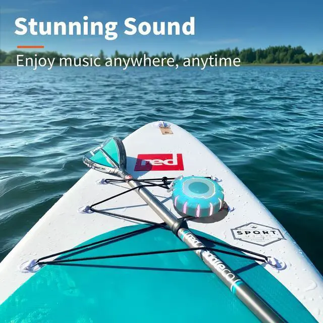 Alt view image 4 of 5 - HEYSONG Waterproof Shower Bluetooth Speaker, Durable & Portable with Clear Sound, Ideal for Shower, Pool, Beach & Kayaking  Great Gift for Girls, Women & Men