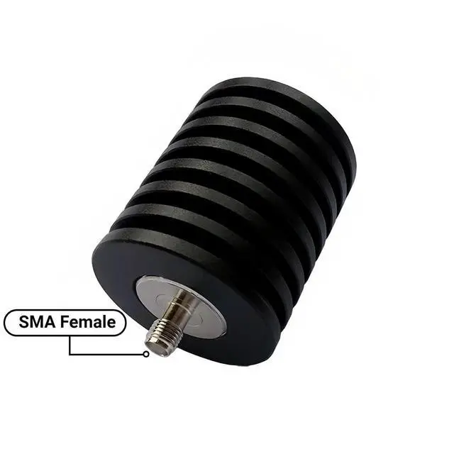 Alt view image 5 of 5 - Generic 3DB 25W SMA Fixed Attenuator, 25 Watt Bidirectional Attenuator DC-3Ghz 50ohm VSWR 1.2 (25W SMA 3DB)