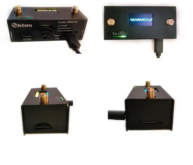 Alt view image 4 of 5 - Upgraded MMDVM Duplex Hotspot Radio WiFi Digital Voice Modem Work UHF VHF Dual Band Support DMR Dstar YSF P25 Fusion Raspberry Pi Zero W Two Colors OLED