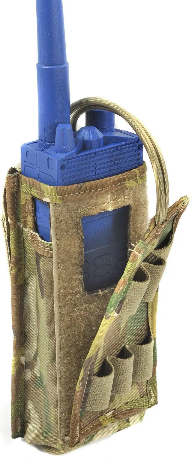 Alt view image 4 of 4 - Raine Tactical Gear | an/PRC 163/152/148/MPU5 Radio Pouch, Multicam - Snug fit, Versatile, accessible, and Convenient for Military, Police, Firefighters, EMTs and More (Multicam)