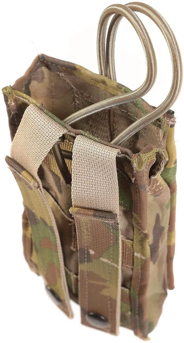 Alt view image 3 of 4 - Raine Tactical Gear | an/PRC 163/152/148/MPU5 Radio Pouch, Multicam - Snug fit, Versatile, accessible, and Convenient for Military, Police, Firefighters, EMTs and More (Multicam)