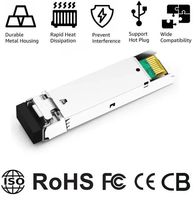 Alt view image 4 of 5 - OPSTRAN 1000BASE-SX SFP Optical Transceiver Module Compatible with HPE Aruba J4858D J4858DCM JL745A Q8N53A ProCurve J4858C J4858B J4858A 850nm 550m DDM Duplex LC MMF 4pcs/Pack