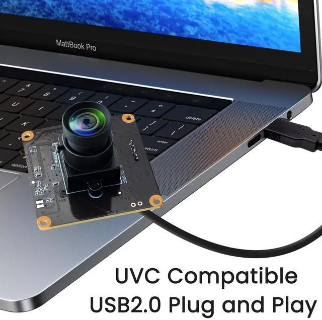 Alt view image 5 of 5 - IFWATER USB 260fps High Speed 110 Wide Angle No Distortion Lens Camera Module 2MP USB UVC Video Lightburn Industrial Camera Plug and Play for Laptop Raspberry Pi Jetson Nano