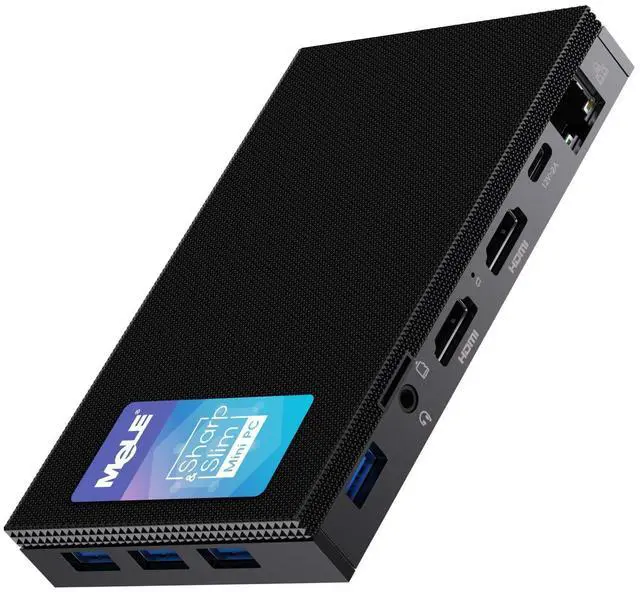 Main image of MeLE Fanless Mini PC Quieter3Q 11th Gen N5105 8GB 256GB, Micro Computer WiFi 5 Small Desktop Service with USB-C PD, Gigabit Ethernet, Dual HDMI 4K, Auto Power on, PXE Support M.2 SSD