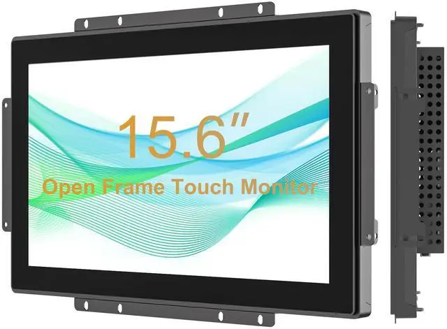 Main image of Senisway 15.6 Inch Open Frame Touchmonitor Surface is IP65 Waterproof 1920 x 1080 @ 60Hz TFT LCD IK08 Industrial Open Frame Monitor 10 Finger Capacitive Touch