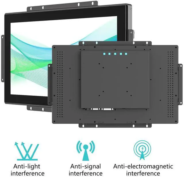Alt view image 4 of 5 - Senisway 15.6 Inch Open Frame Touchmonitor Surface is IP65 Waterproof 1920 x 1080 @ 60Hz TFT LCD IK08 Industrial Open Frame Monitor 10 Finger Capacitive Touch