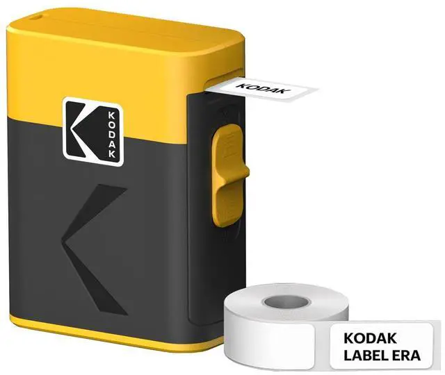Main image of KODAK Label ERA Label Maker Machine, Yellow (Label Printer with 1 Roll Sticker Label)