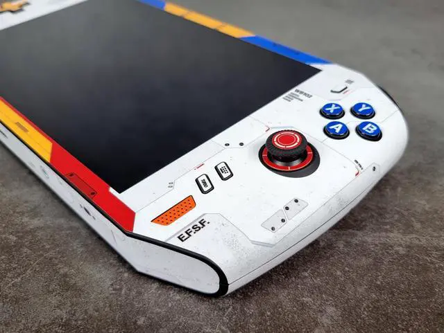 Alt view image 3 of 5 - OneXPlayer 1S Skin, Gundam Edition, Full Wrapping Matte Vinyl Skin for OneXPlayer 1S (Designed by POP SKIN)