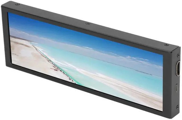 Alt view image 4 of 5 - Bar LCD Screen, Capacitive Touchscreen Display, 60Hz 16.7M Color 5:16 900:1 Contrast Ratio DC 5V Stretched (Capacitive)