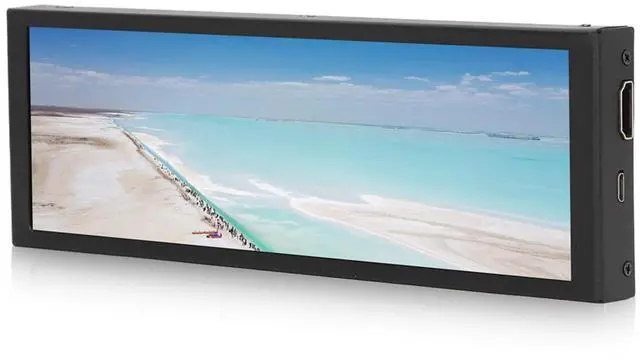 Alt view image 5 of 5 - Bar LCD Screen, Capacitive Touchscreen Display, 60Hz 16.7M Color 5:16 900:1 Contrast Ratio DC 5V Stretched (Capacitive)