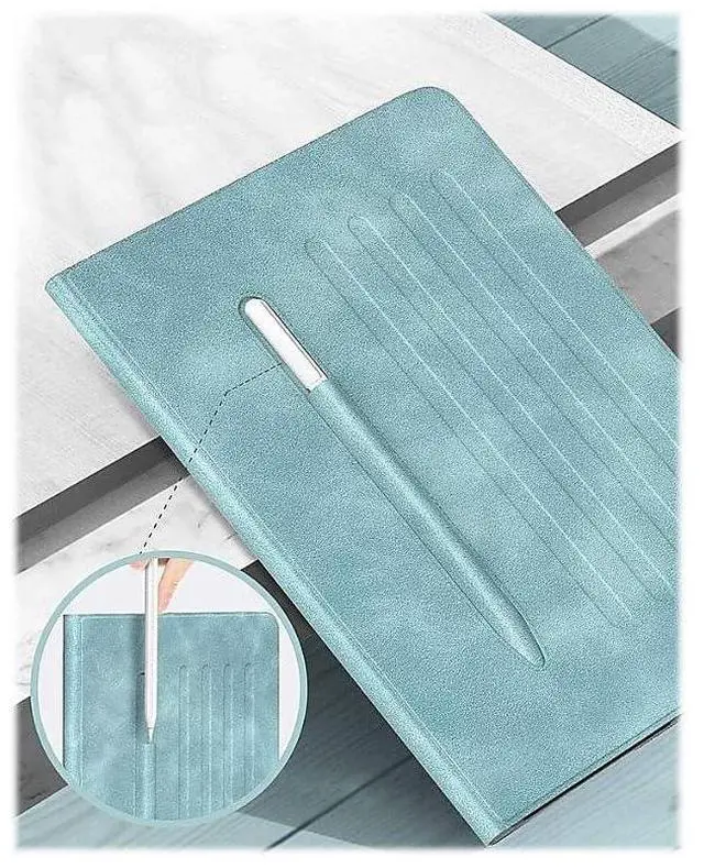 Alt view image 4 of 5 - Sahara - Indy Series Folio Case for iPad Pro 11" (2nd, 3rd, and 4th Gen 2020-2022), iPad Air 11" (M2 2024/M3 2025), Aqua, (TB00008)
