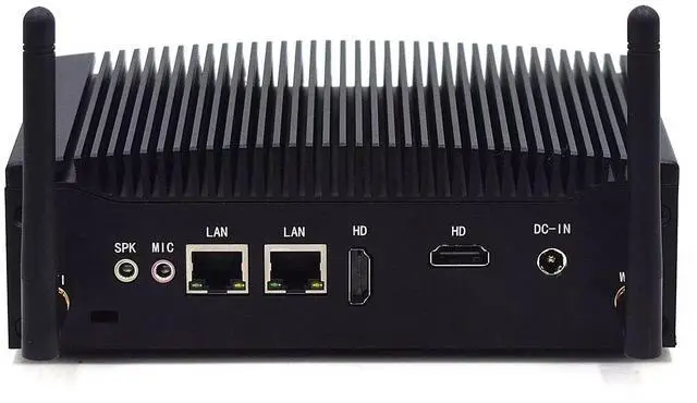 Main image of WEIDIAN Mini Fanless Industrial PC 16GB RAM 512GB SSD Core i5 8350U Win11 Pro Mini Desktop Computer with 4K 2*HD, 2*RS232 COM, 2*Gigabit Ethernet, 8*USB VESA Office Small PC Auto Power On Wake on LAN