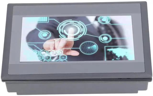 Alt view image 5 of 5 - Hyuduo PLC HMI Display Panel 7 Inch TFT LCD with 12 Inputs 8 Outputs for FX3U 20 40 48MRT Simple Installation ARM9 Processor Grade IP65