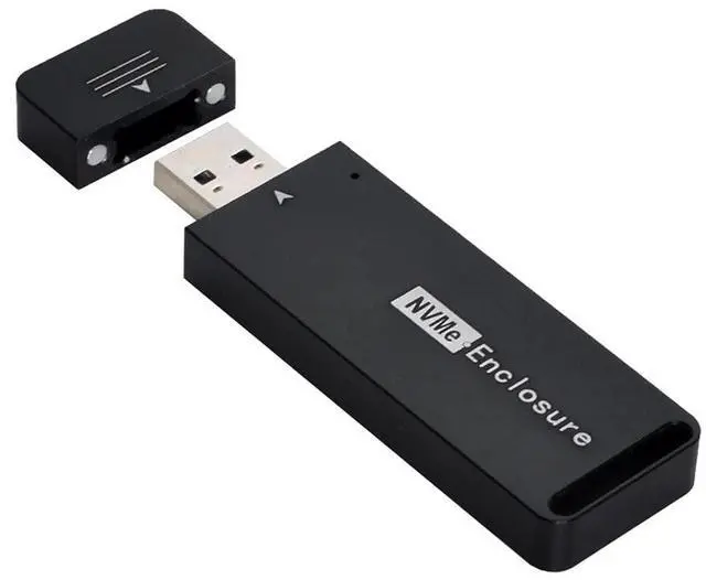 Main image of NFHK USB 3.1 Gen2 10Gbps to NVME PCI-E M-Key Solid State Drive External Enclosure 2230/2242mm