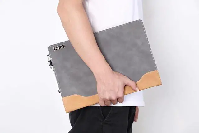 Alt view image 2 of 5 - Berfea Protective Case Cover Compatible with HP Envy x360 2-in-1 Laptop 14t es000 es0033dx es0013dx 14 inch Laptop Sleeve Notebook Stand Carry Hard Case