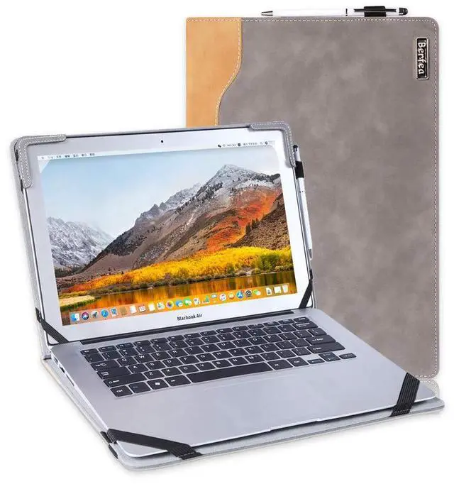 Main image of Berfea Protective Case Cover Compatible with HP Envy x360 2-in-1 Laptop 14t es000 es0033dx es0013dx 14 inch Laptop Sleeve Notebook Stand Carry Hard Case