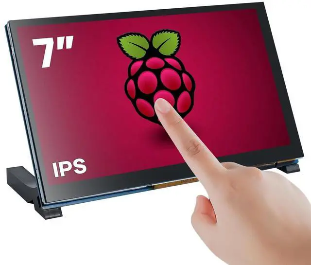 Main image of Hosyond 7 Inch Touchscreen IPS DSI Display Compatible with Raspberry Pi 5/4/3, 800x480 Pixel Capacitive Screen MIPI Driver-Free Interface