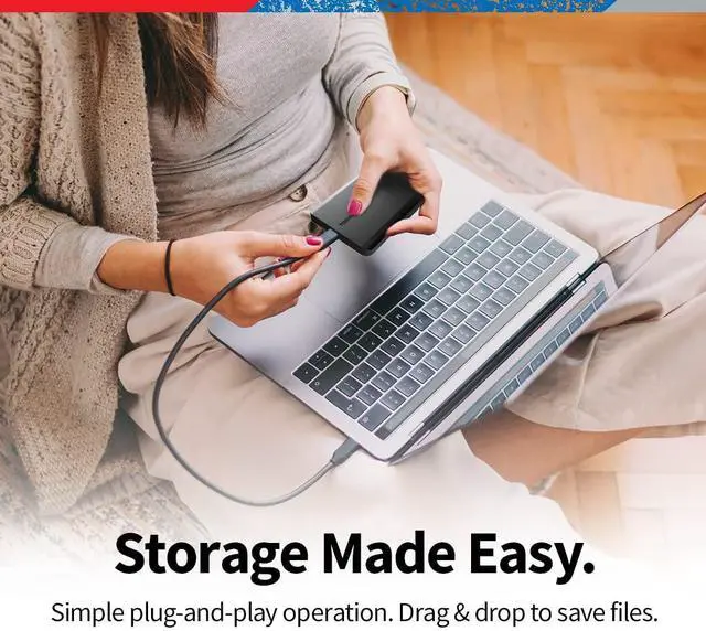 Alt view image 3 of 5 - Toshiba Canvio Basics 1TB Portable External Hard Drive USB 3.0, Black - HDTB510XK3AA