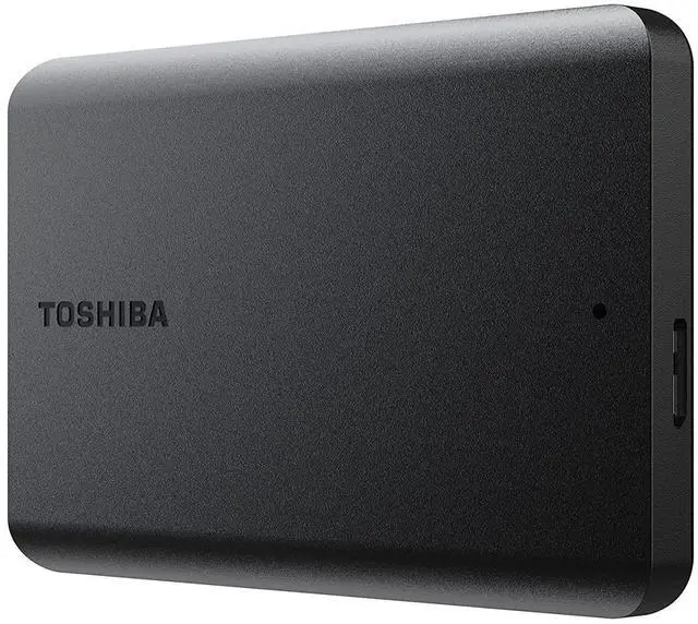 Alt view image 5 of 5 - Toshiba Canvio Basics 1TB Portable External Hard Drive USB 3.0, Black - HDTB510XK3AA
