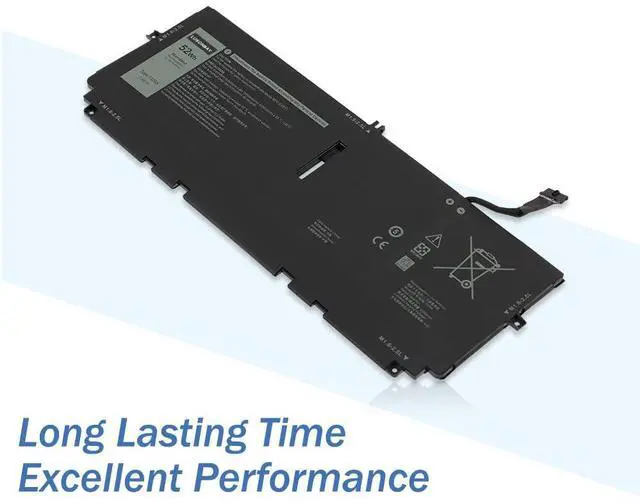 Alt view image 5 of 5 - LUSONBAY 722KK Laptop Battery Replacement for Dell XPS 13 9300 (2020), XPS 13 9310 (2020), XPS 13 9380 (2020) P117G P117G001 P117G002 Series Laptop Battery for Dell 722KK 2XXFW FP86V WN0N0 7.6V/52Wh