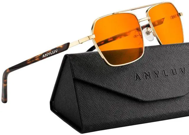 Main image of ANYLUV Blue Light Glasses Men/Women, Blue Light Blocking Glasses, Computer Screen Blocker Eyes Protection Glasses