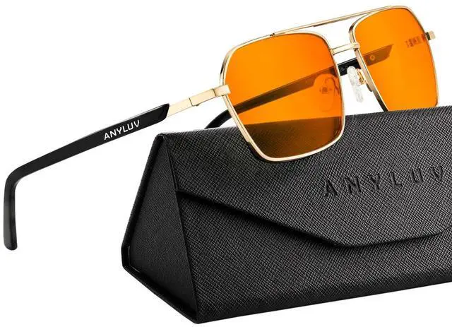Main image of ANYLUV Blue Light Glasses Men/Women, Blue Light Blocking Glasses, Computer Screen Blocker Eyes Protection Glasses