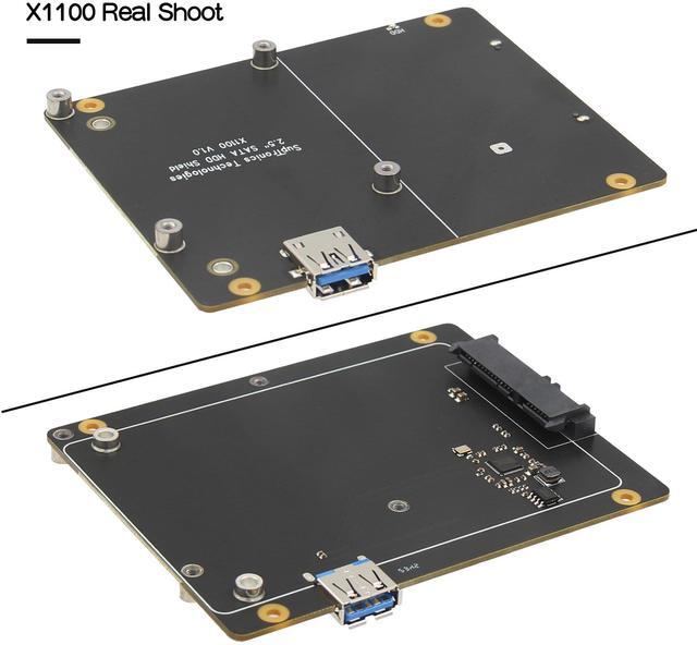 Alt view image 5 of 5 - Geekworm X1100 2.5" SATA HDD/SSD Shield for Raspberry Pi 5 Computer(Not Inclde Raspberry Pi)