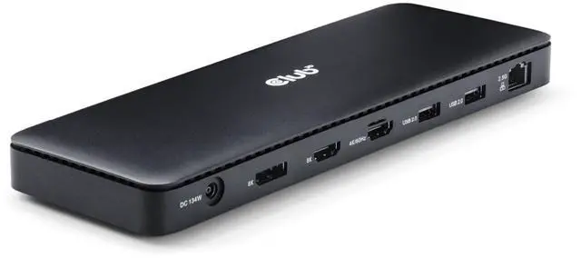 Main image of Club 3D CSV-1582 Thunderbolt 4 Certified 12-in-1 Docking Station- with 40Gb/s Data and Video, 3 Display Output, Ethernet RJ45 2.5Gbps, USB 10G, Smart Power Function